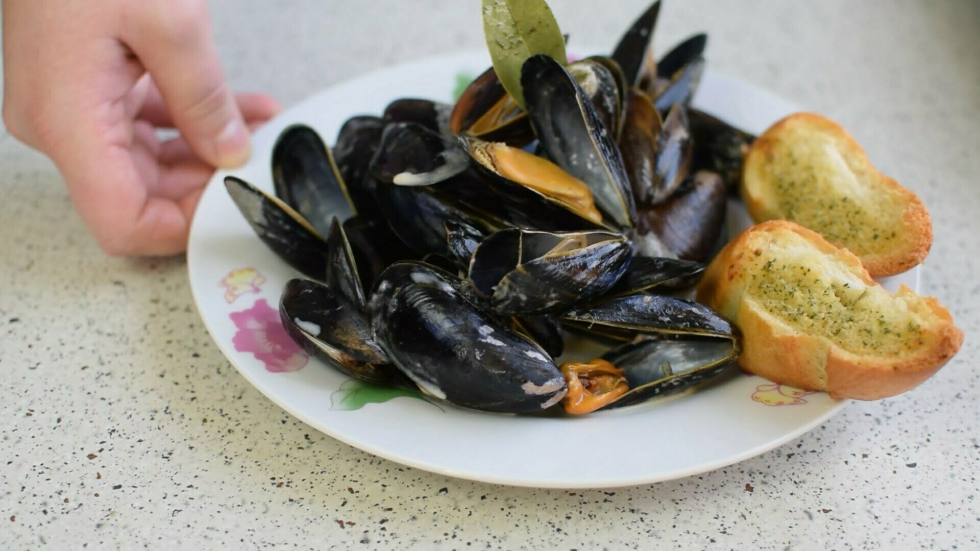 A short recipe for mussels